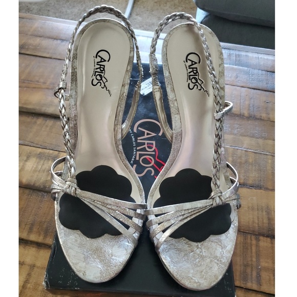 Carlos Santana Shoes - Carlos Santana Turbulence Heels Old Silver 7.5